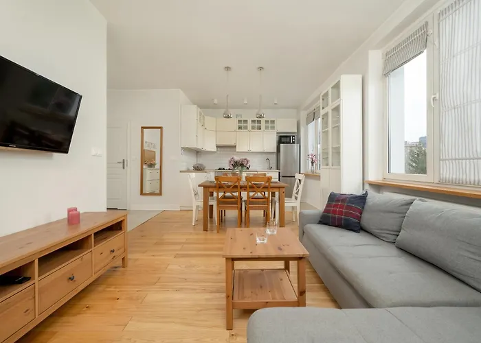 Pawlowa Stylish Apartment With Balcony & Home Office Wroclaw By Noclegi Renters